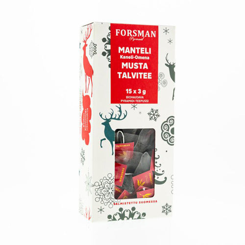 Forsman Manteli Kaneli-Omena Musta Talvitee 15 ps