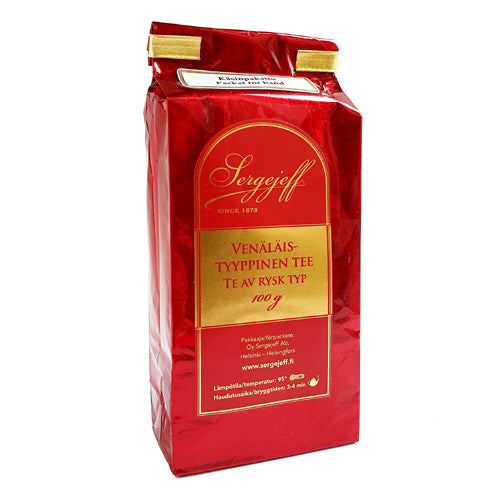 Sergejeff Klassikko musta tee 100g