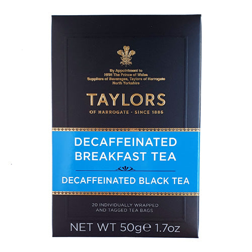 Taylors of Harrogate Decaffeinated Breakfast Tea 20 ps