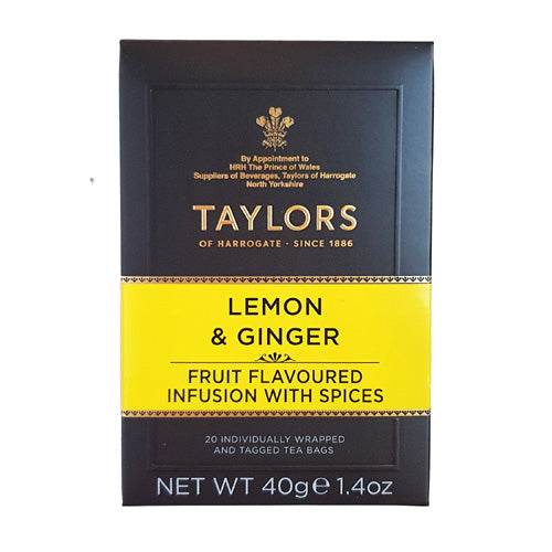 Taylors of Harrogate Lemon & Ginger Infusion 20 ps