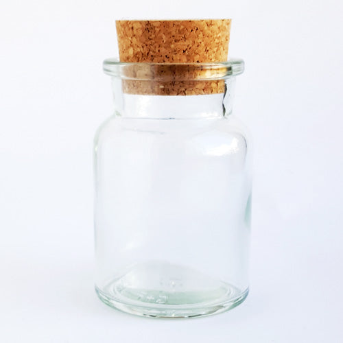 Lasipurkki 150ml luonnonkorkilla