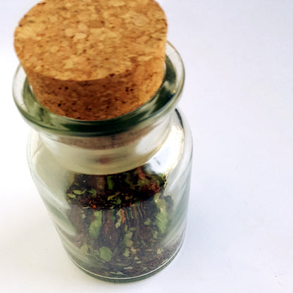 Lasipurkki 150ml luonnonkorkilla